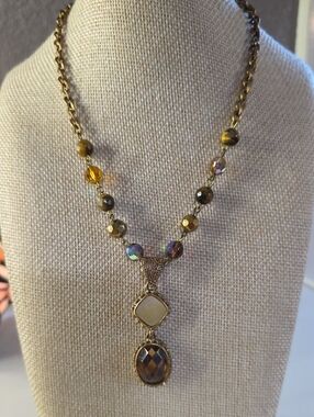 Vintage Cookie Lee Drop Pendant Necklace - Women's Jewelry